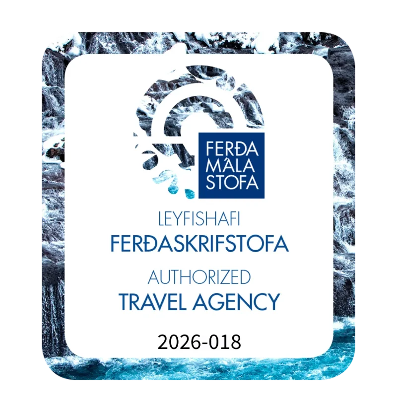 Licensed travel agency – Icelandic Tourist Board (Ferðamálastofa) licence no. 2026-018